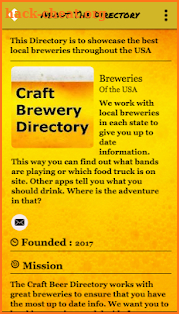 Craft Brewery Directory screenshot