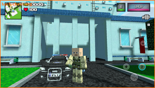 Craft Gun Survival Cube Shooter 3D screenshot