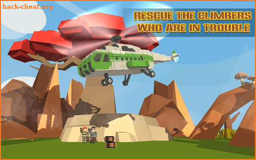 Craft Helicopter Blocky City Sky Rescue screenshot