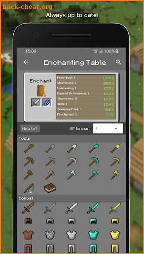 Crafting Table for Minecraft | No Ads screenshot
