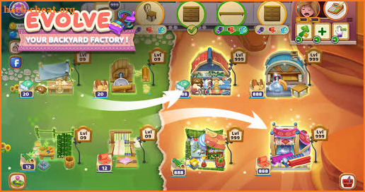 Craftory - Idle Factory & Home Design screenshot