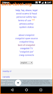 Craigslist Ca screenshot
