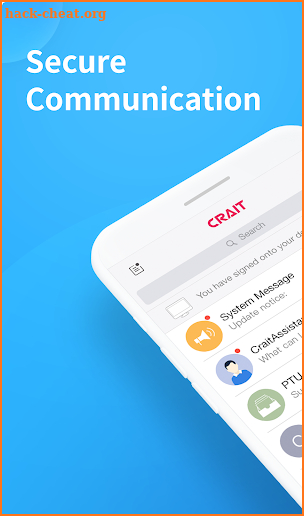 Crait - Secure Communication screenshot