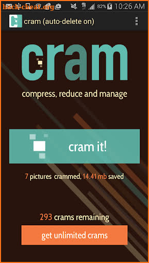 Cram - Reduce Pictures screenshot