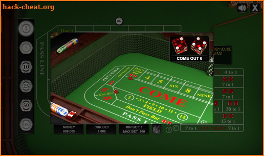 CRAPS screenshot