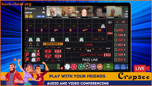 CRAPSEE - THE CRAPS GAME APP screenshot