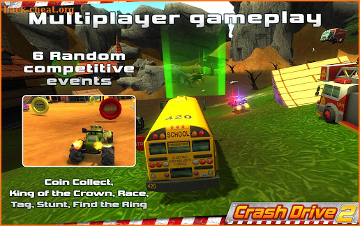 Crash Drive 2: 3D racing cars screenshot