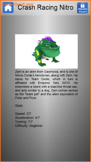 Crash Racing Nitro Characters Guide screenshot
