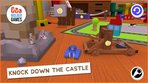 Crashy Bash Boom FREE - Toy Tank Game for Kids screenshot