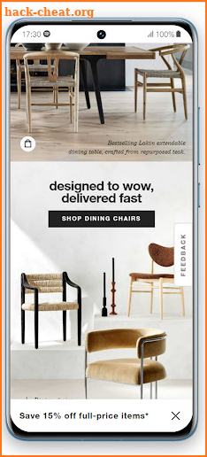 Crate & Barrel screenshot