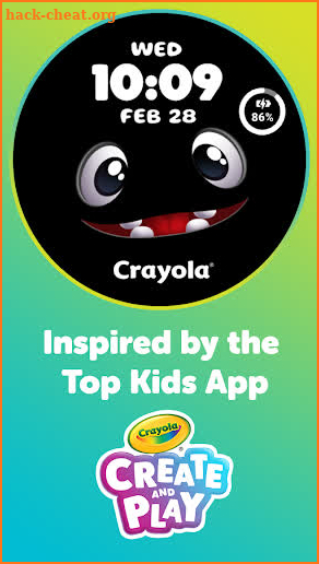 Crayola Pets Watch Face screenshot