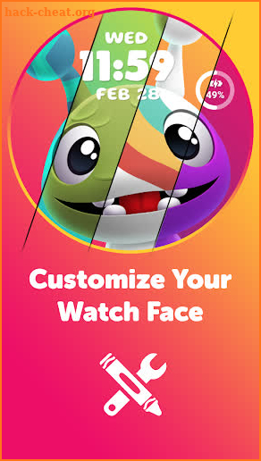 Crayola Pets Watch Face screenshot