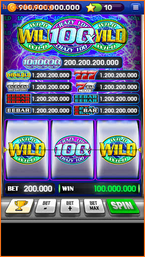 Crazy 100x Slots Machines screenshot
