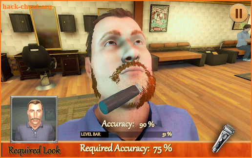 Crazy Barber shop Hair simulator Game screenshot
