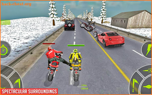 Crazy Bike attack Racing New: motorcycle racing screenshot