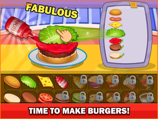 Crazy Burger Shop: Fast Food Cooking Restaurant screenshot