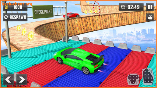 Crazy Car Driving Simulator: Impossible Sky Tracks screenshot
