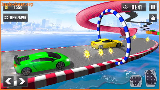 Crazy Car Driving Simulator: Impossible Sky Tracks screenshot