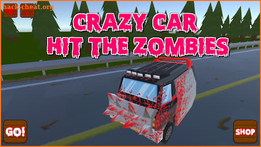 Crazy Car Hit the Zombies screenshot