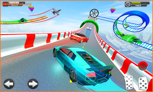 Crazy Car Stunt Light Car Transform GT Racing Game screenshot
