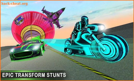 Crazy Car Stunt Light Car Transform GT Racing Game screenshot