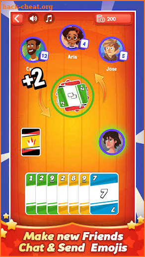 Crazy Card Party Uno Game screenshot