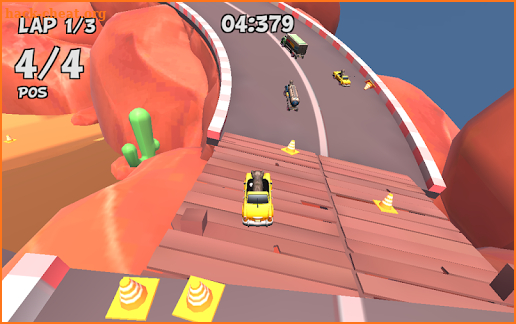 Crazy Cat Rush Racing Run Kitty Craft screenshot