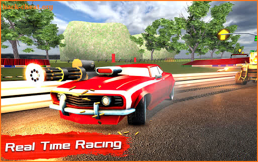 Crazy Death Car Race Shooting Games screenshot
