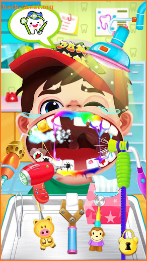 Crazy dentist games with surgery and braces screenshot