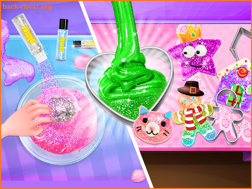 Crazy Fluffy Slime - Glitter Slime screenshot