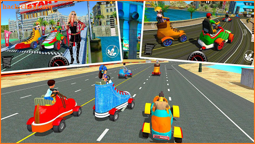 Crazy Fun Race 3D Super Hero Team Racing screenshot