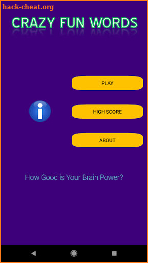Crazy Fun Words - Memory Game screenshot