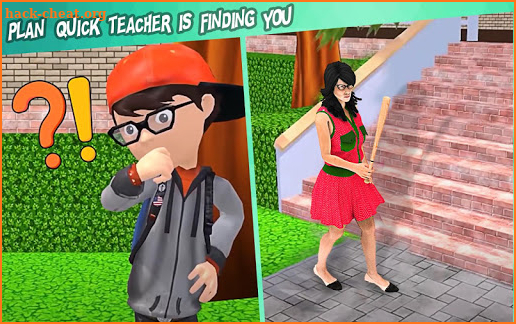 Crazy High School Scary Teacher : Evil Teacher 3D screenshot