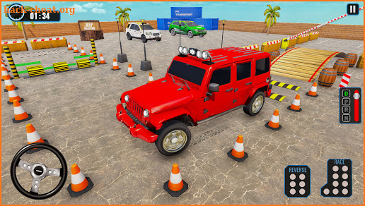 Crazy Jeep Extreme Car Parking Prado Car driving screenshot