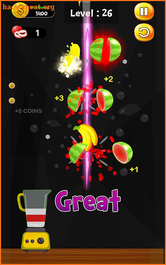 Crazy Juice Fruit Master: Fruit Slasher Ninja Game screenshot