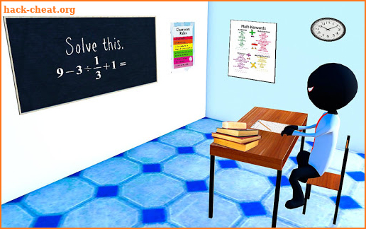 Crazy Math Teacher: Baldina Teacher in Math School screenshot