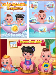 Crazy Newborns Babysitter & Daycare Games screenshot