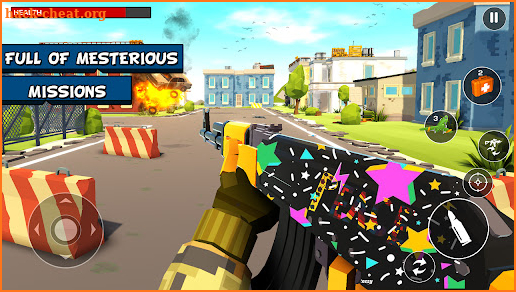 Crazy Polygon Shooting- Blitz Combat screenshot