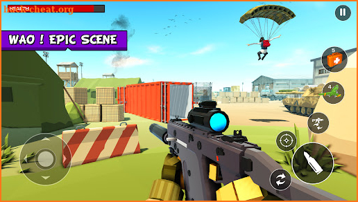 Crazy Polygon Shooting- Blitz Combat screenshot