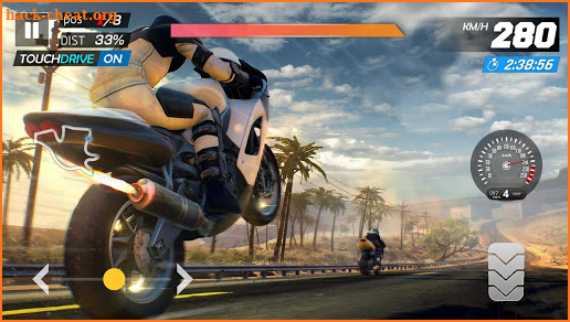 Crazy Racing Moto 3D screenshot