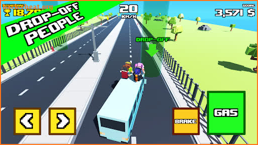 Crazy Road: Bus Simulator screenshot