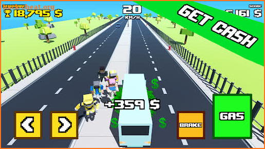 Crazy Road: Bus Simulator screenshot