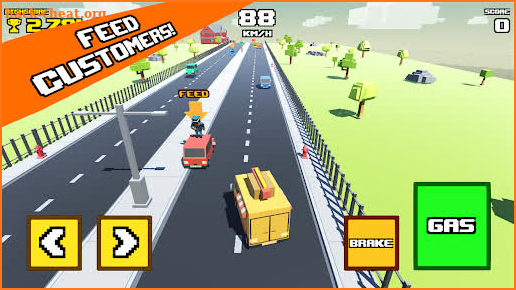 Crazy Road: Fast Food Truck screenshot