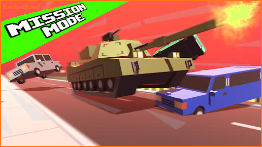 Crazy Road: Tank Rampage screenshot