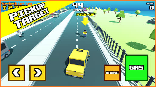 Crazy Road: Taxi Madness screenshot