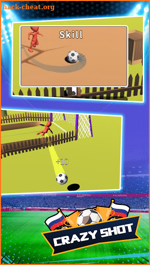 Crazy Soccer Shooting Game screenshot