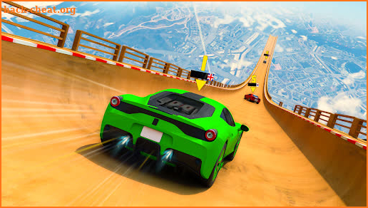 Crazy Superhero Car Stunt Race screenshot