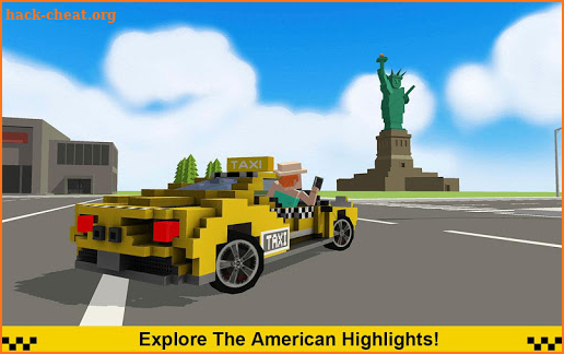 Crazy Taxi Driver: American Blocky Cab screenshot