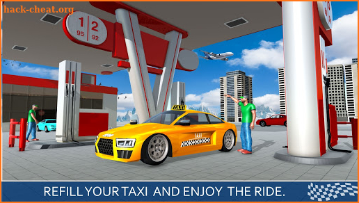 Crazy Taxi Simulator: Yellow Cab Driving Game 2021 screenshot