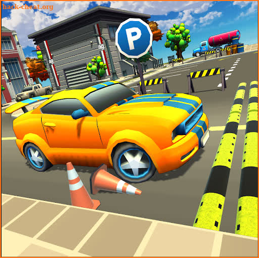 Crazy Toon Car Parking Game 3D screenshot